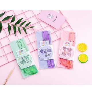 Bộ thước kẻ eke loại dẻo BZJ- 2025