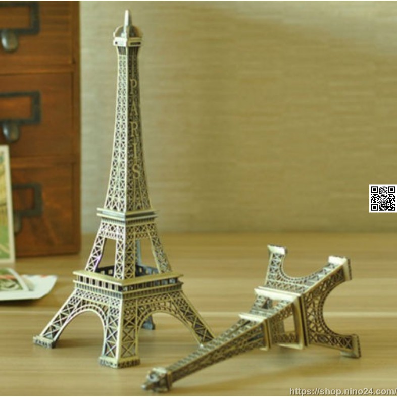 Mô hình tháp Eiffel bằng kim loại xinh xắn dùng để trang trí