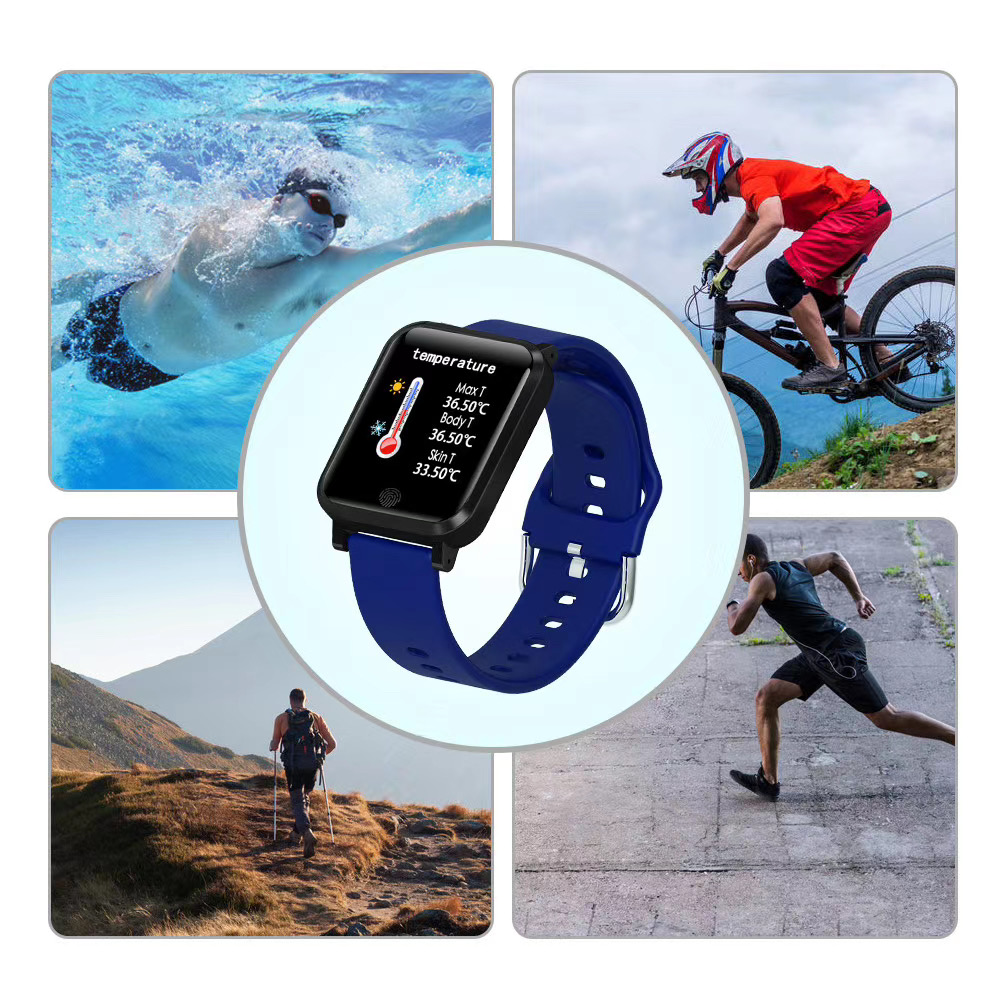 Bộ Đồng Hồ Thông Minh Giúp Đo Nhịp Tim / Huyết Áp Chuyên Dụng F29 Smart Watch Waterproof Sports for Apple Android Smartwatch Heart Rate Monitor Blood Pressure Functions Smart Bracelet Fitness Tracker Blood Pressure Fitness Band Sports Smart Wristband