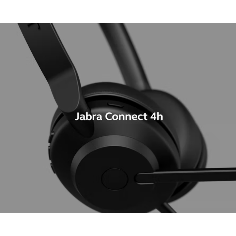 Tai Nghe Chụp Tai On-ear JABRA Connect 4H | Đan Mạch | USB C | 2 microphone | Hàng Chính Hãng