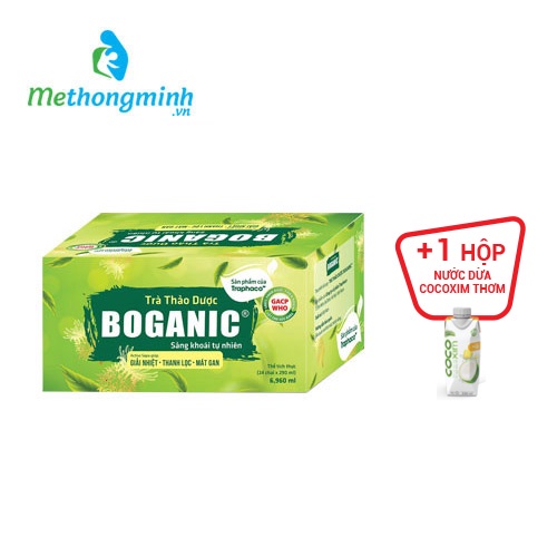 Thùng 24 chai Trà thảo dược Boganic 290ml