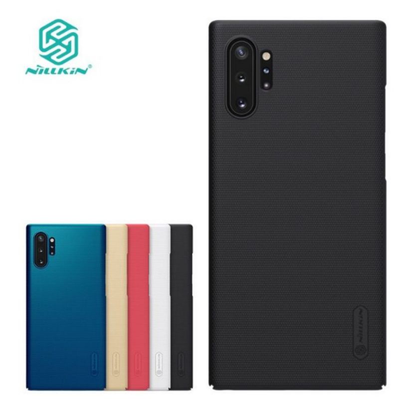 Ốp lưng Samsung Note 10 Plus/ Note 10+ 5G Nillkin sần chính hãng - Tặng giá đỡ
