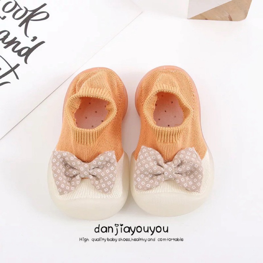 Giày Bún Tập Đi Siêu Mềm Cho Bé Hàng Quảng Châu Cao Cấp