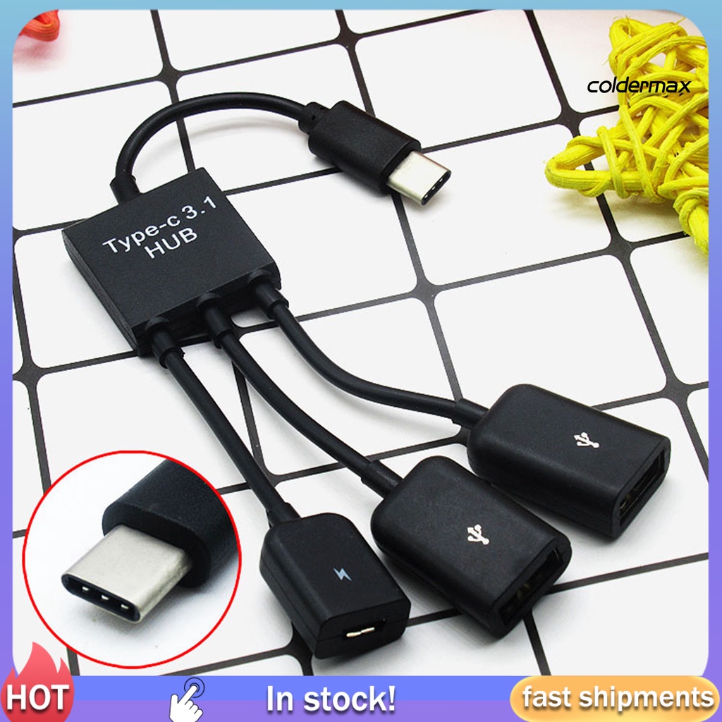 Bộ Chuyển Đổi Hub OTG Type-C USB Chuyên Dụng Cho Điện Thoại Di Động