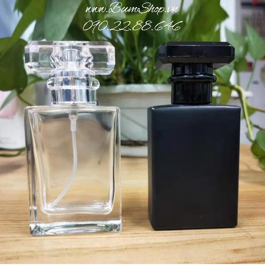 Chai thủy tinh 30/50ml cá tính, sang chảnh