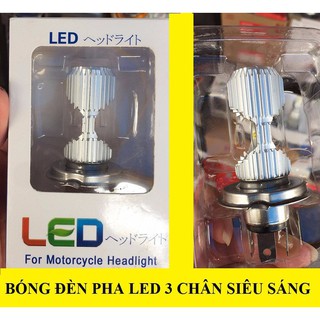 Đèn pha Led Chân H4 Cao Cấp-Siêu Sáng