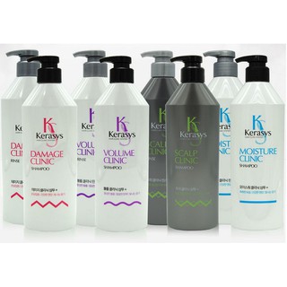 Bộ 3 Chai Dầu Gội + Dầu Xả Kerasys (3x600ml)