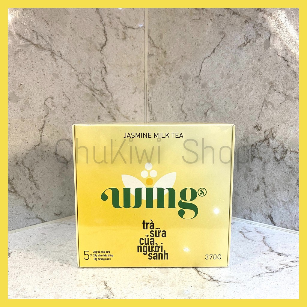 Trà sữa hòa tan Wings - vị Hoa Nhài - 1 Hộp (5 set pha 5 cốc)