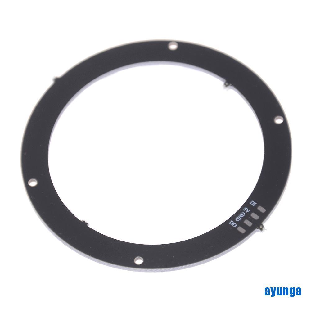 Vòng Đèn LED Ws2812b 5050 RGB 16Bit RGB + Điều Khiển Tích Hợp 68mm