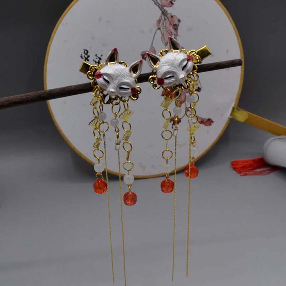 Trâm Cài Tóc Hình Thỏ Phong Cách Hanfu Cổ Điển 2Lip