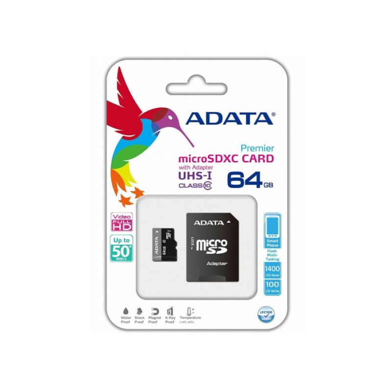 Thẻ nhớ microSD ADATA 64GB - 128GB UHS-I CLASS10 A1 – Chính Hãng