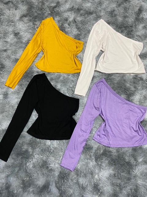 Áo lệch cánh tay khoe vai sexy | BigBuy360 - bigbuy360.vn