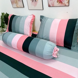 bộ drap thun hàn quốc mẫu cầu vồng (4-5 món)