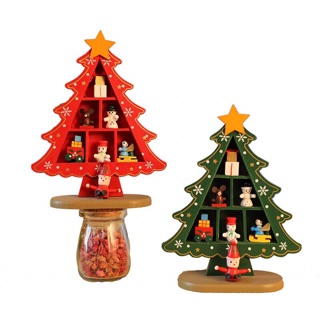 Cây thông Noel mini bằng gỗ để bàn