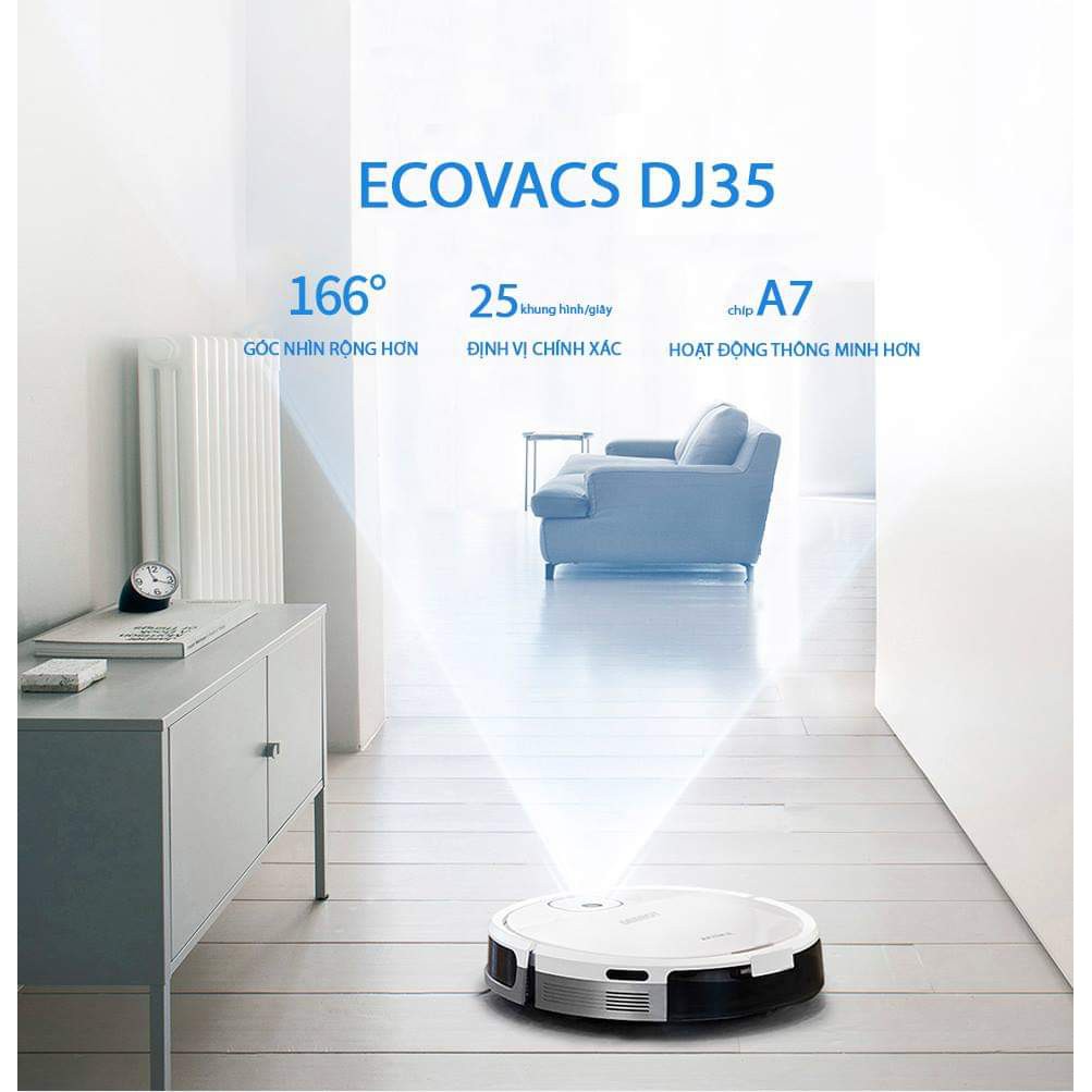 Robot hút bụi lau nhà ECOVACS DEBOOT DJ35 Hàng Trưng bày