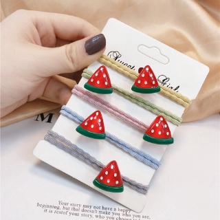 Dây cột tóc hình trái cây dễ thương cho nữ