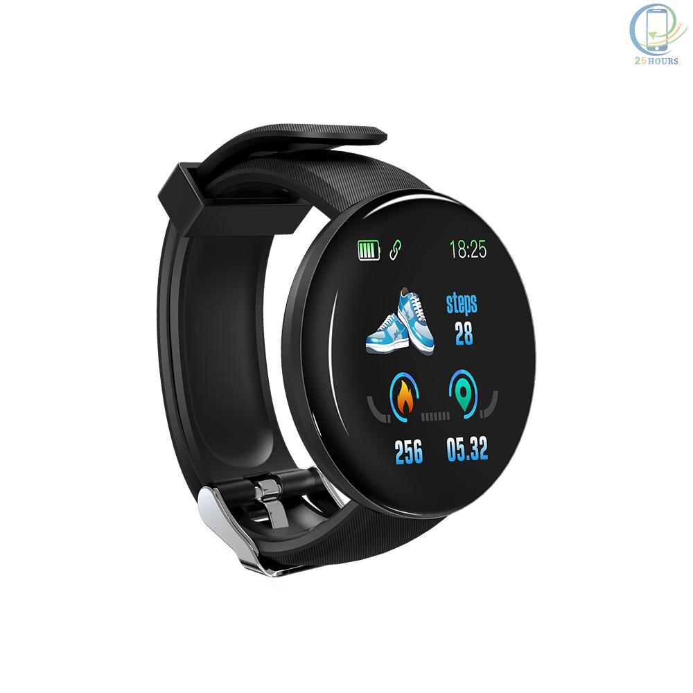 Đồng hồ đeo tay thông minh Hs D18 màn hình TFT 1.3 inch chống thấm nước IP65 đo nhịp tim đo huyết áp theo dõi thể dục