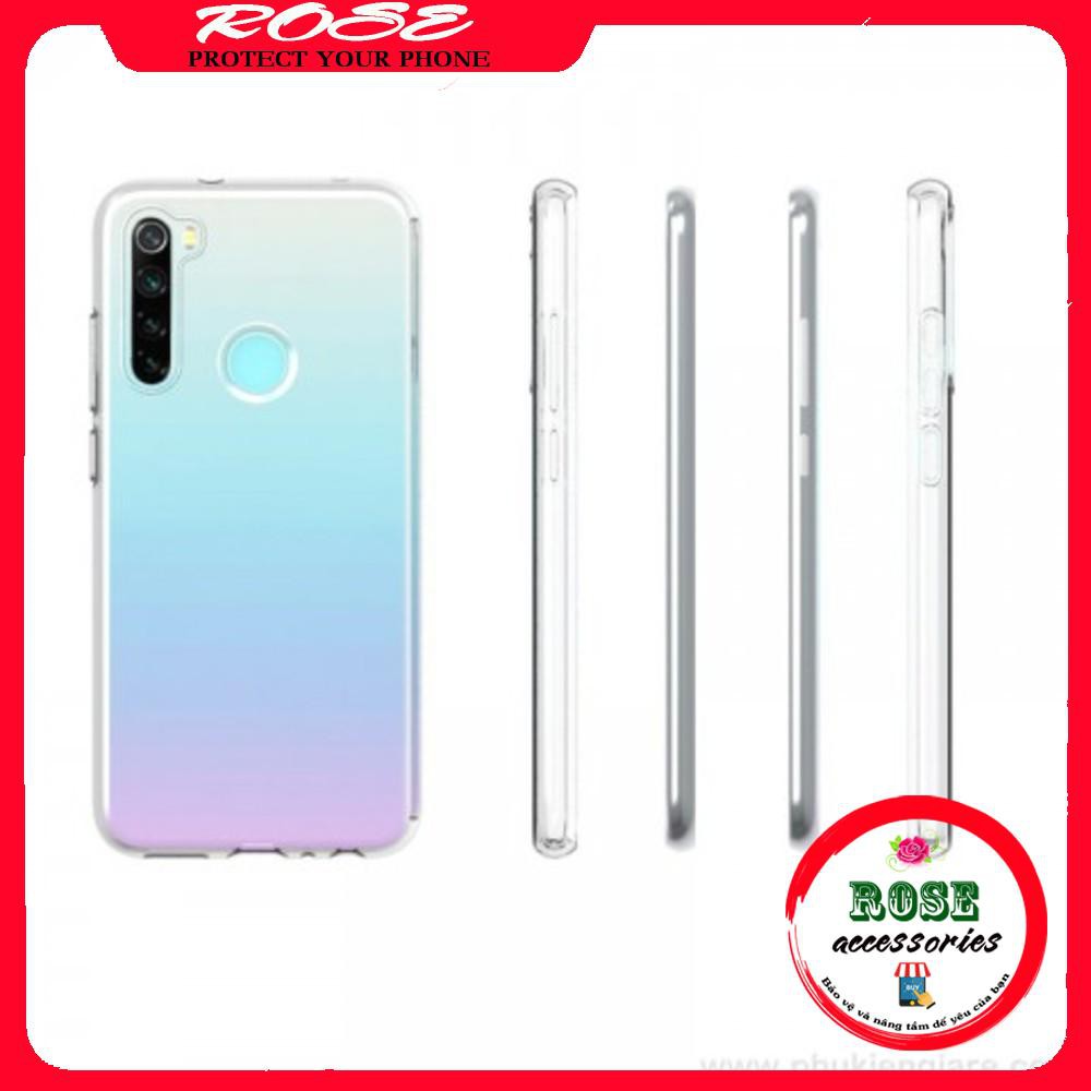 Ốp lưng Redmi Note 8/Note8 Pro-Trong suốt- Dẻo-Chống sốc- Lâu ố Vàng