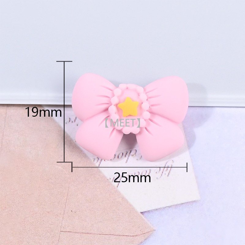 [Met] 1 Cái / Túi Hình Nơ Nhựa Resin Làm Đồ Trang Sức Thủ Công DIY