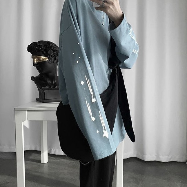 Áo thun nam tay dài dáng rộng có size M-3Xl phong cách thời trang hàn quốc | BigBuy360 - bigbuy360.vn