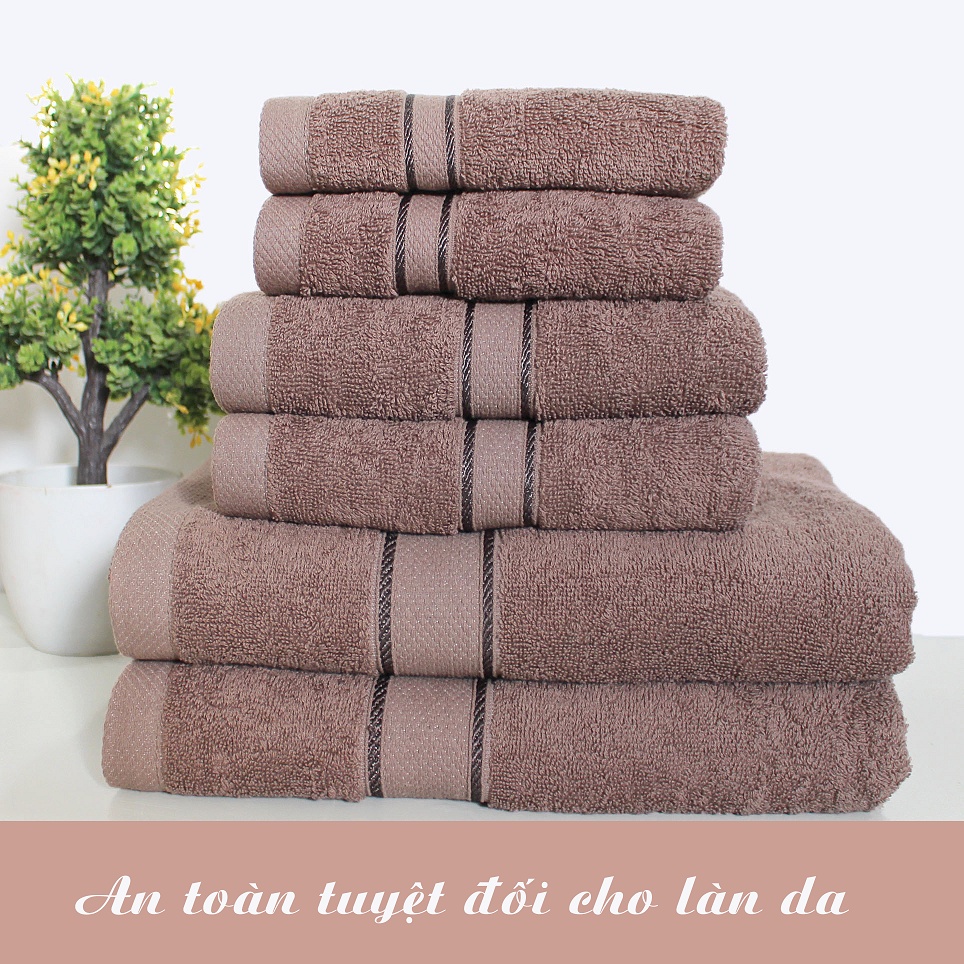 Khăn tắm khách sạn cao cấp 100% cotton 70*140cm sang trọng bền đẹp_Khăn mặt Hanoitex