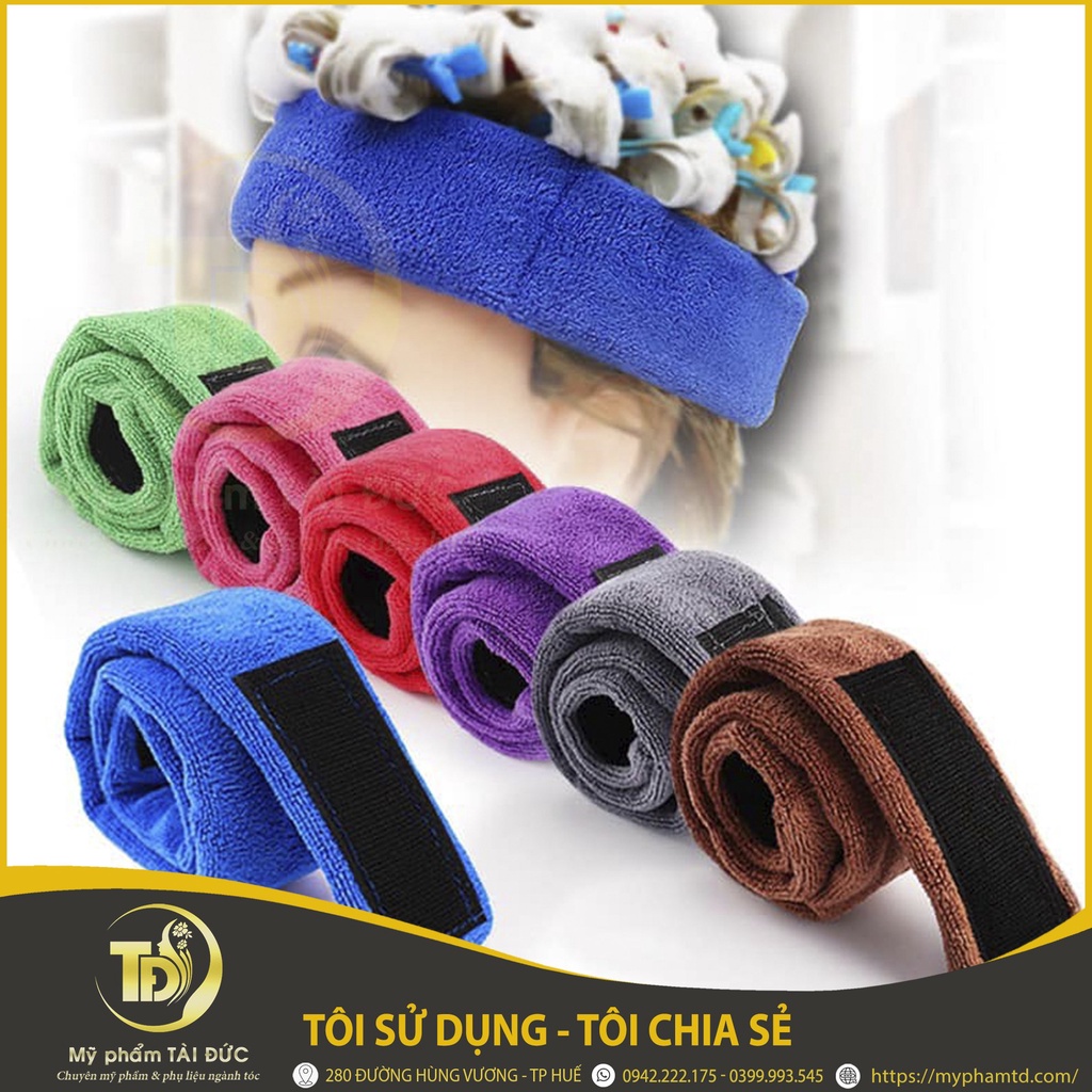 Khăn Quấn Đầu, Quấn Tóc Siêu Thấm Hút Dùng Khi Tra Dung Dịch Uốn Vào Nước Số 2 Chất Vải Thấm Hút Mềm Nhẹ