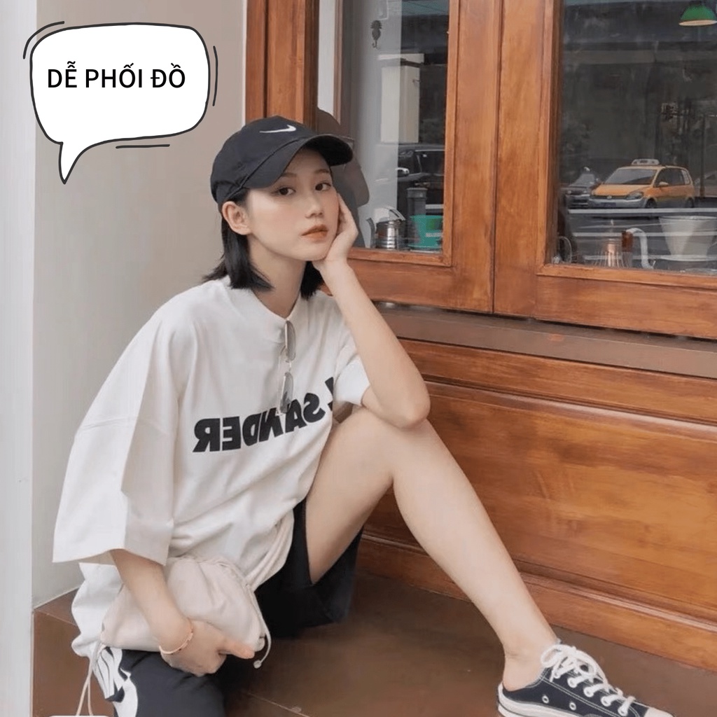 Áo Thun Xumin Form Rộng Chất Cotton In Hình JILSANDEN