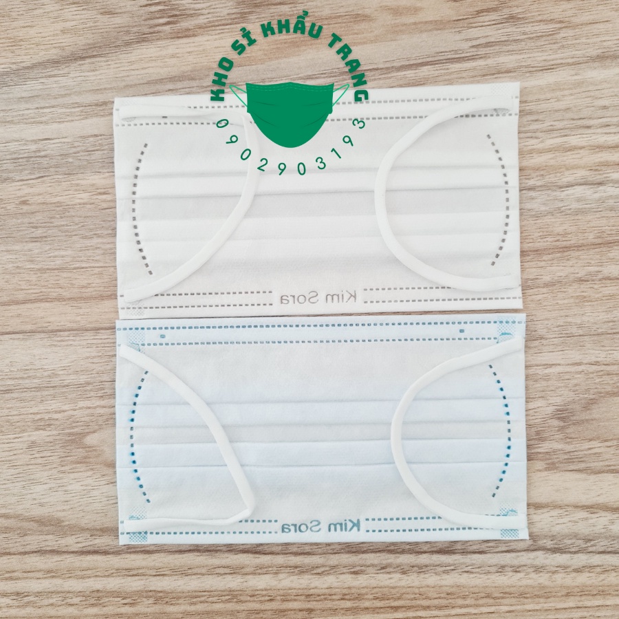 Khẩu trang y tế KIM SORA 4 lớp kháng khuẩn hộp 50 cái hàng xuất Nhật