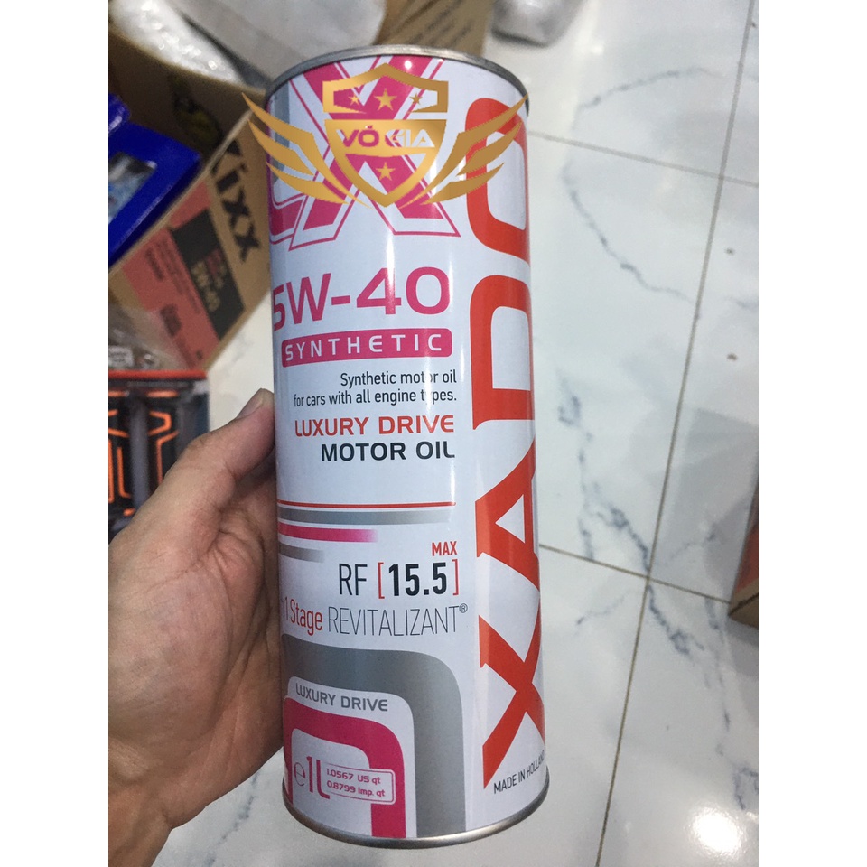 Nhớt Xe Tay Ga Xe Hơi XADO Luxury Drive Motor Oil 5W-30 - 5W-40 SYNTHETIC Công Nghệ Phủ Nano Động Cơ