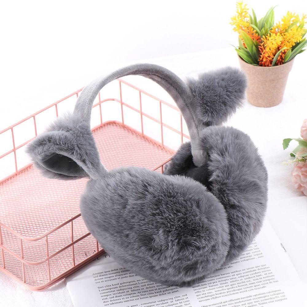 Bông Chụp Tai Giữ Ấm Mùa Đông Kiểu Dáng Xinh Xắn