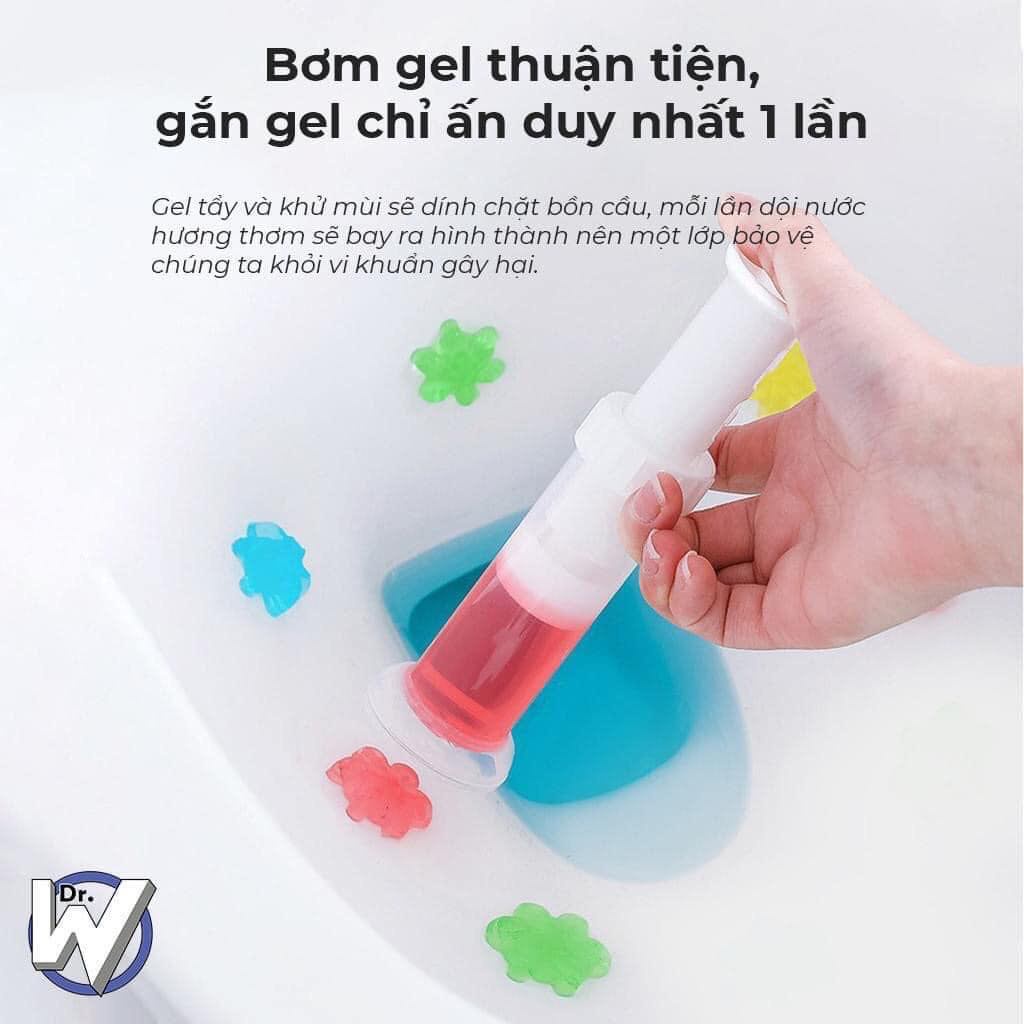 Bồn cầu khử mùi toilet tỏa mùi hương,Gel khử khuẩn bồn cầu nhà vệ sinhw
