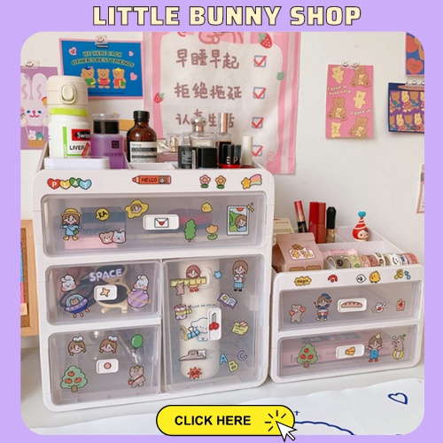TỦ ĐỰNG MỸ PHẨM THIẾT KẾ ĐẸP(CÓ KÈM STICKER)