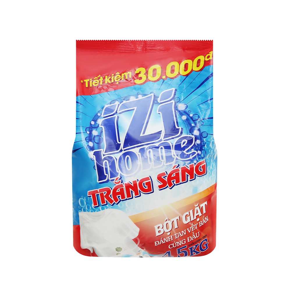 Bột giặt IZI HOME trắng sáng 4.5kg