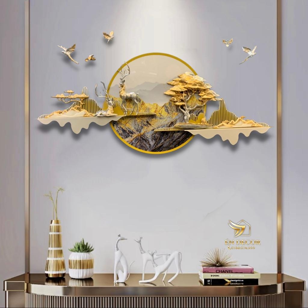 Tranh Phong Cảnh Treo Tường An Phong Cảnh TD09 , Tranh Sắt, Tranh Treo Tường Én Decor