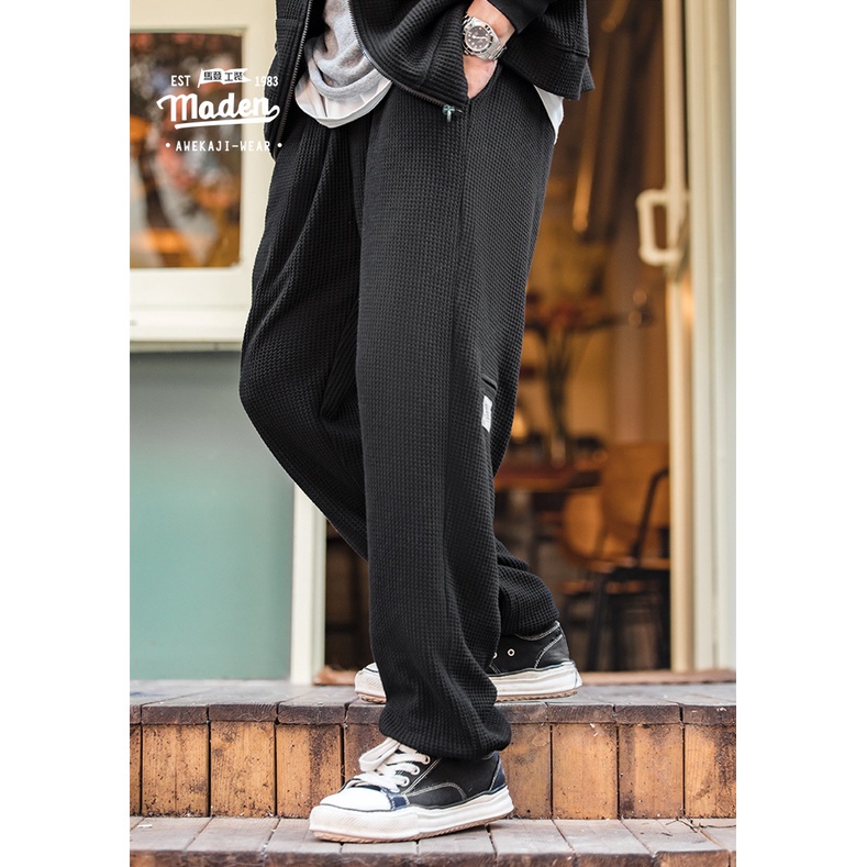 Quần MADEN dài ống rộng nhiều màu sắc tùy chọn phong cách Nhật Bản hip hop cổ điển dành cho nam