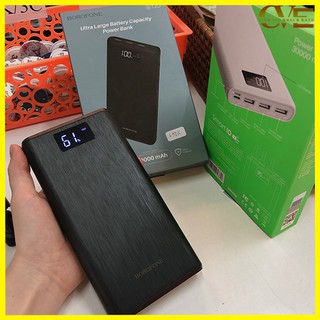 Pin sạc dự phòng borofone bt2d 30.000mah led lcd chính hãng - sạc dự phòng cao cấp giá rẻ