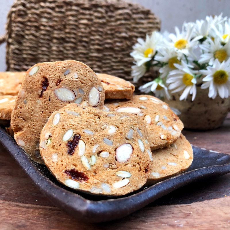 Bánh Cookie yến mạch mix hạt tiểu đường ăn kiêng giảm cân ăn kiêng tiểu đường 500gr