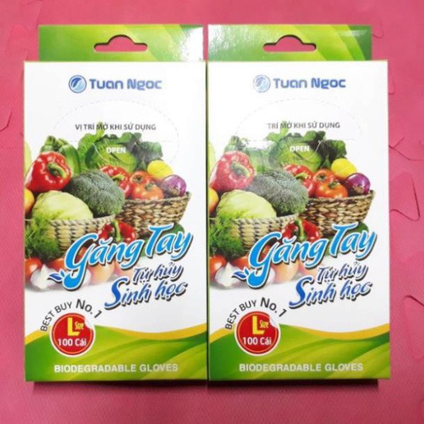 Set 200 chiếc găng tay  [𝗙𝗥𝗘𝗘𝗦𝗛𝗜𝗣] sinh học tự hủy cao cấp