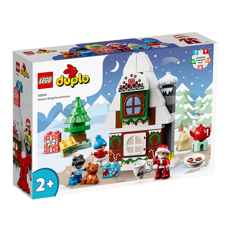 Đồ Chơi LEGO DUPLO Ngôi Nhà Bánh Gừng Của Ông Già Noel 10976 (50 chi tiết)