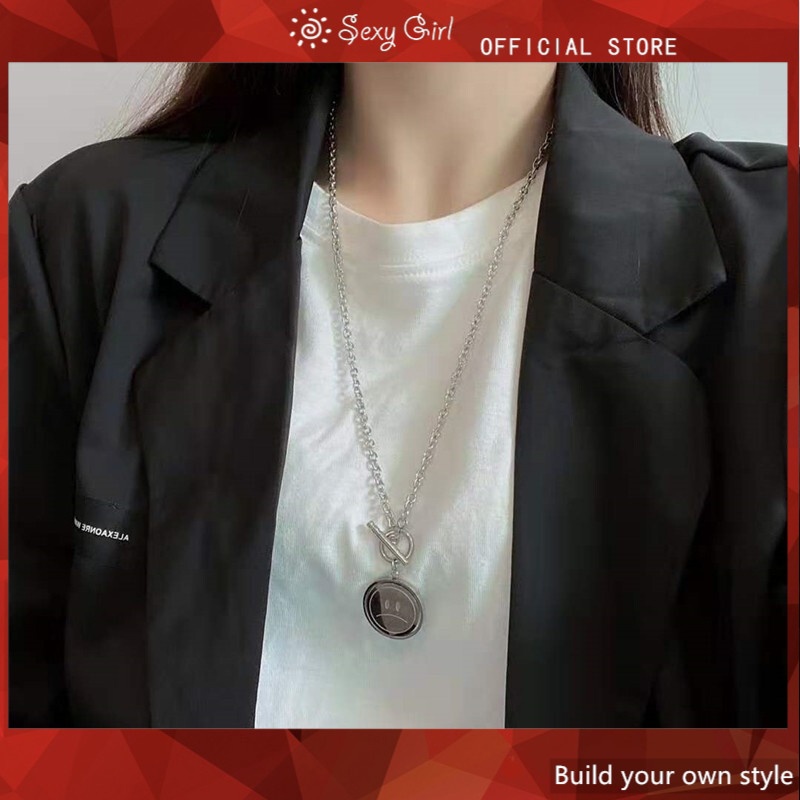 Vòng cổ mặt hình biểu tượng cảm xúc phong cách thời trang Hàn Quốc