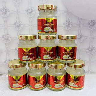 Combo 10 hũ yến sào đường phèn hoàng việt hvnest khánh hòa 30% yến -10 hũ yến sào chưng đường phèn hoàng việt