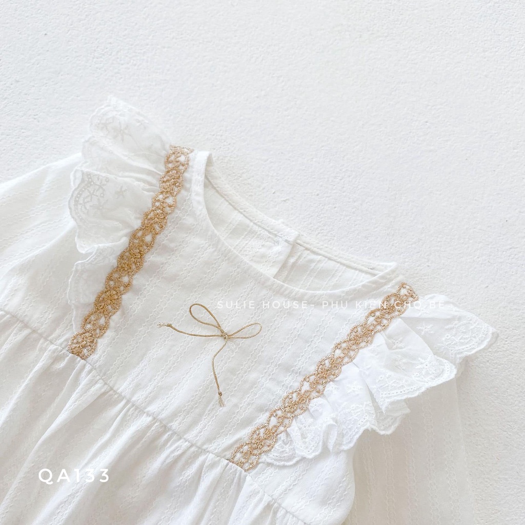 Body trắng dài tay kèm mũ - QA133