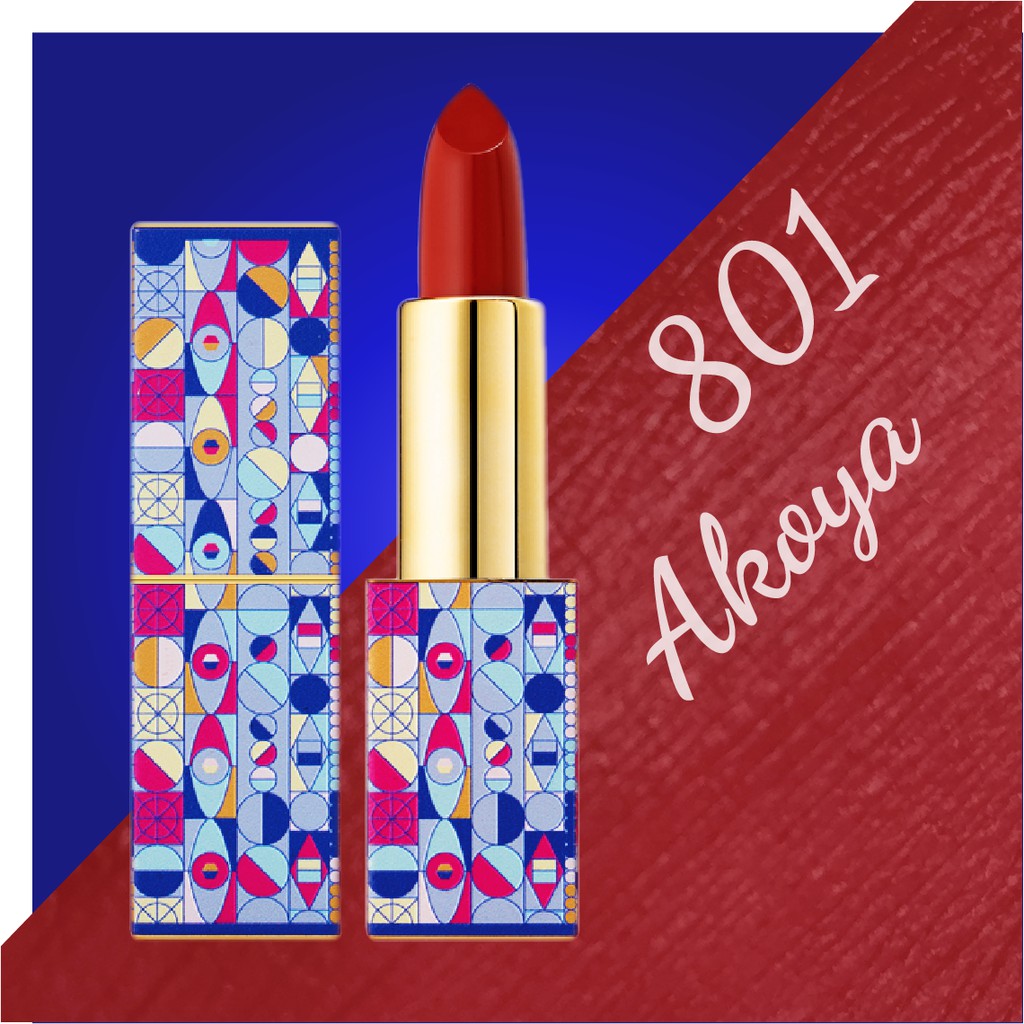 Son lì JinJoo Akoya 801 - Đỏ thuần