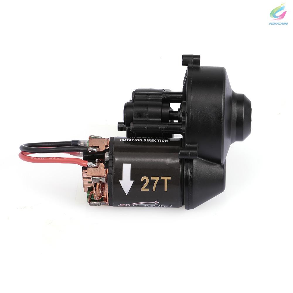 AUSTAR 540 27T RC Brushed Motor with Gear Box for 1/10 Axial SCX10 RC4WD D90 Crawler Climbing RC Car
