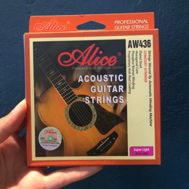 Dây đàn guitar acoustic Alice AW436