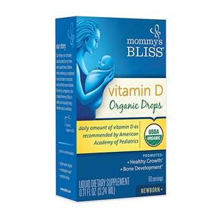 Vitamin D3 Mommys Bliss Organic Drop Mỹ
