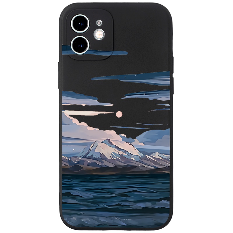 Ốp điện thoại JURSUE hoạt hình cặp đôi dễ thương đẹp silicon mềm Compatible for Cho iPhone 14 13 12 11 Pro Max SE 2020 X XR XS 8 7 ip 6S 6 Plus kute XYH477