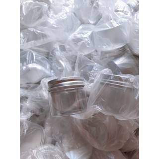 Hủ nhựa pet trong nắp nhôm 50g loại tốt