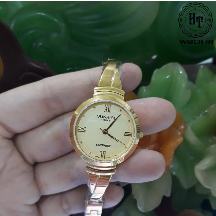 Đồng hồ nữ SUNRISE 9945SB kính Sapphire chống xước và chống nước tuyệt đối | BigBuy360 - bigbuy360.vn