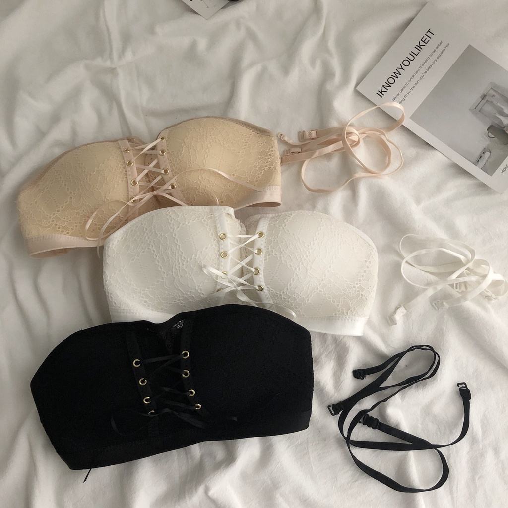 NUZIRO Áo ngực  không dây không gọng chống trượt thời trang mùa hè cho nữ